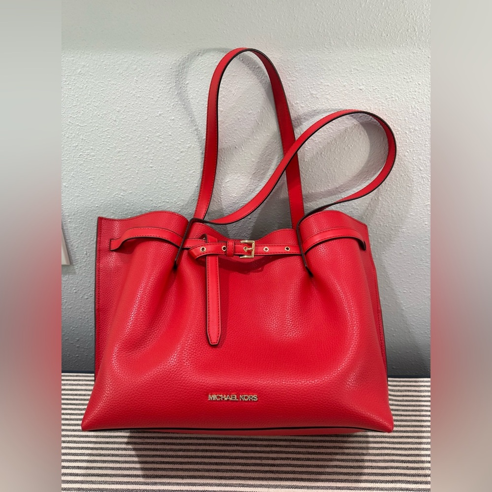 Michael Kors Vibrant Red Tote Bag